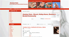 Desktop Screenshot of amateur-hure.com